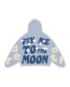 Fly Me To The Moon Scattered Zip Up