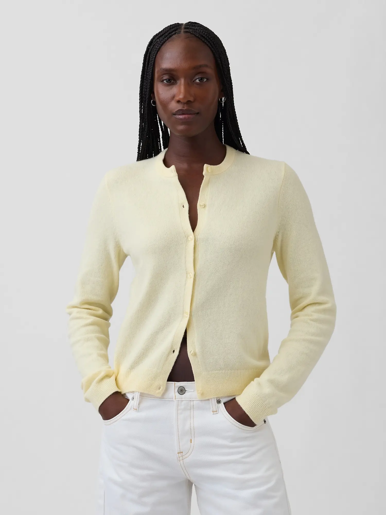 Gap Women's CashSoft Crop Cardigan Gap Women's CashSoft Crop Cardigan