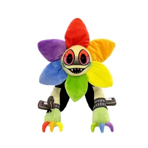 30-35cm Sunflower Bendable Petal Plush Monster Toy, Soft Moveable Stuffed Animal Gift for Kids, Durable Soft Fluffy and Safe Design, Perfect Present for Children