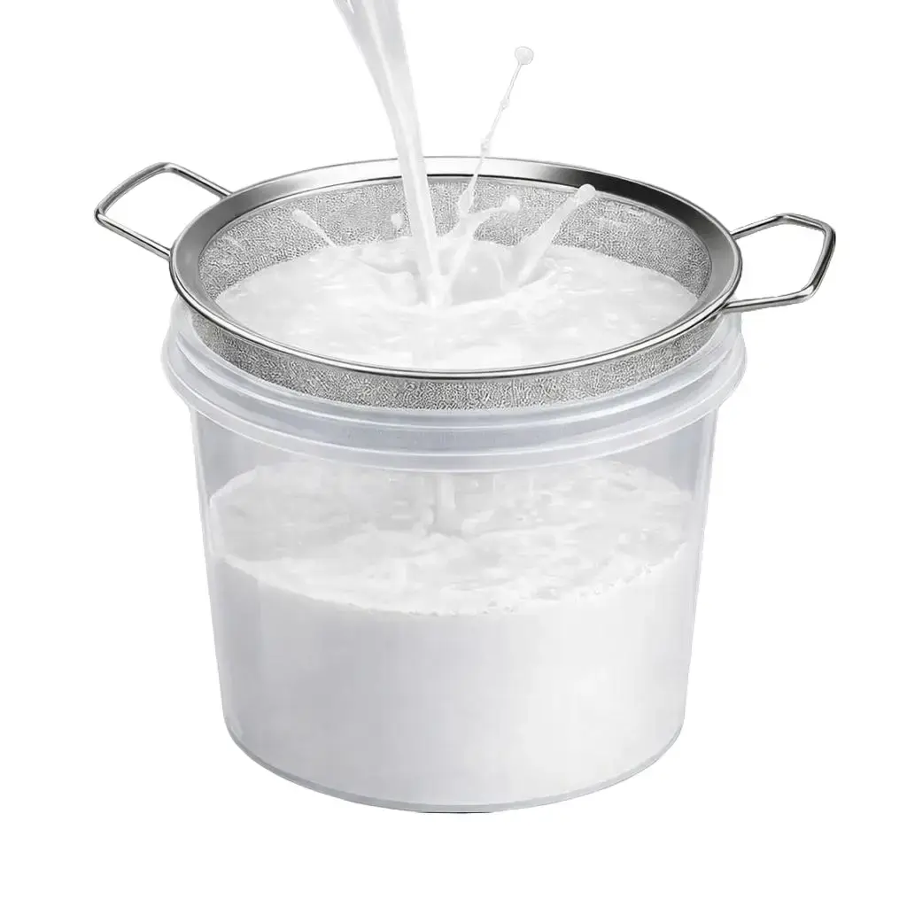 316 Stainless Steel Fine Mesh Strainer - Paint Filter, Emulsion Honey Funnel Cover, Fits 5-Gal Bucket, Tools & Hardware Kitchen Utensil