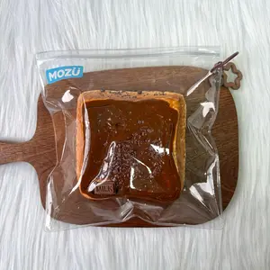 [Jelly Splash Texture] taba squishy Melted chocolate toast, Fidgets Toy for Stress Relief & Fun – Perfect for Party, Birthday, Holiday & Christmas Gifts – Silicone Material [418g]