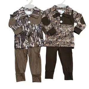 Boy Camo Outfit Hunting Clothing Set Winter Pants Set