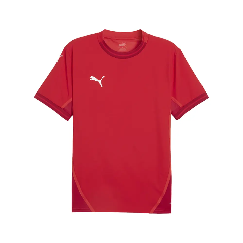 PUMA Mens Teamfinal Crew Neck Short Sleeve Replica Jersey Soccer Cleats  - Red