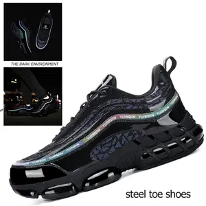 Steel Toe Shoes for Men Women Non Slip Work Shoes Indestructible Steel Toe Sneakers Lightweight Composite Toe Safety Shoes Women SpringStatements