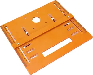 Universal Cutting Machine Base Plate Kit 28 x 20cm Woodworking Circular Saw Bottom Board 90 Degree 45 Degree Oblique Cutting