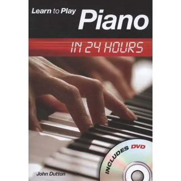 USED-Learn to Play Piano in 24 Hours by John Dutton (Paperback)