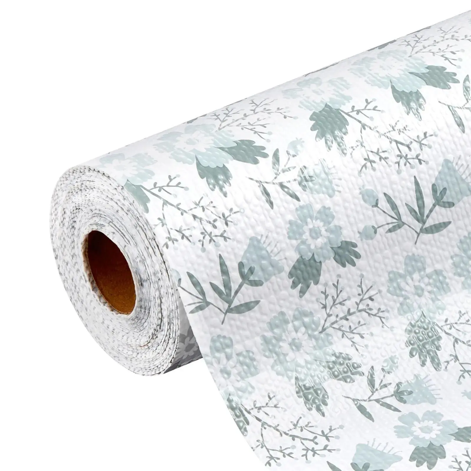 【Summerfinds】VEVOR Drawer and Shelf Liner for Kitchen Cabinet,  Non-Adhesive Non-Slip Thick Refrigerator Liners, Waterproof Shelf Paper, Cupboard Bathroom Drawer Mats, PVC Fridge Lining for Shelves, Floral, 23 FT