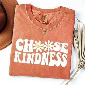 Comfort Colors Choose Kindness Shirt Gift For Teacher, Daisy Shirt, Back To School Teacher Shirt, Be Kind Shirt, Teacher Shirts