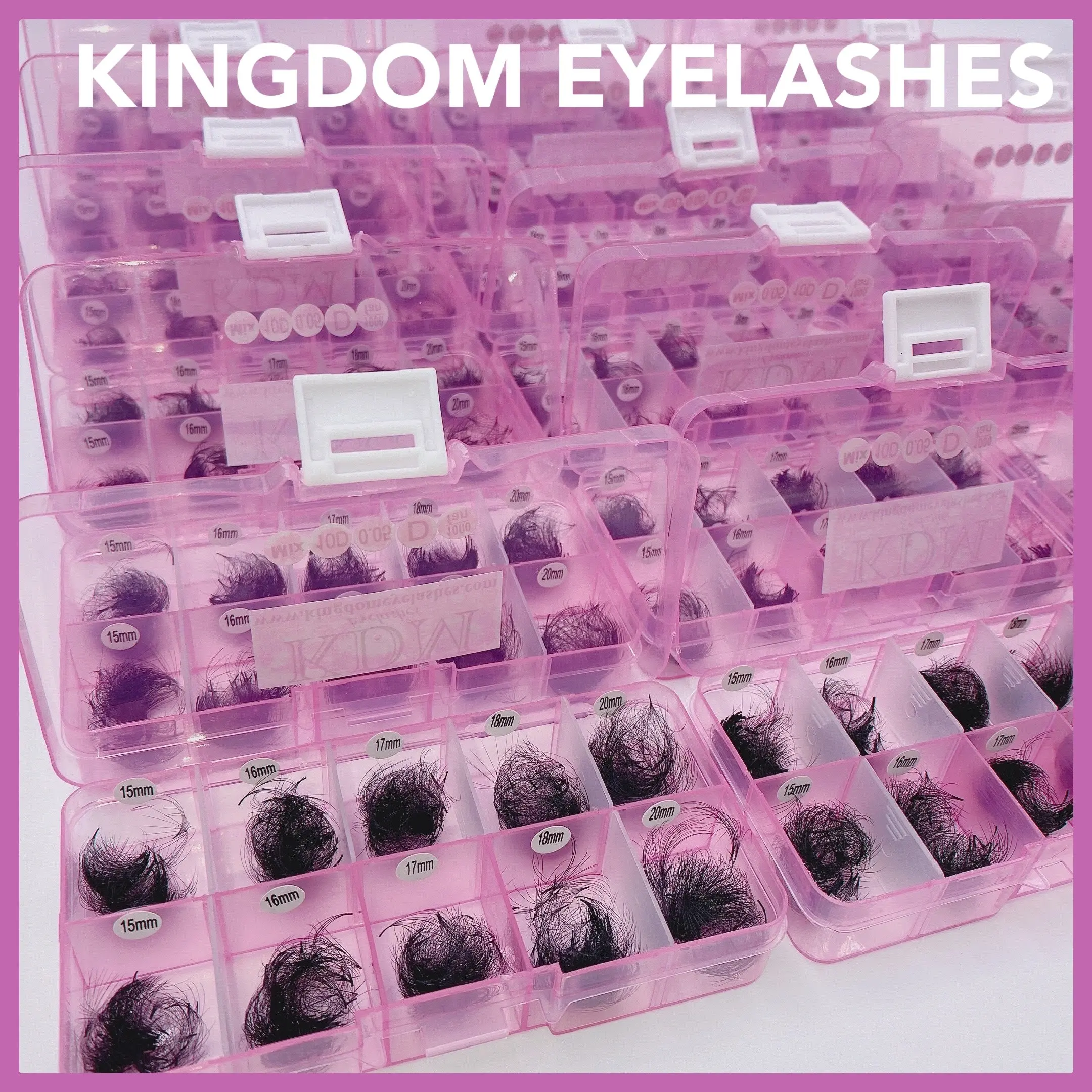 10D Handmade Lashes Mixed Lengths - 15/16/17/18/20