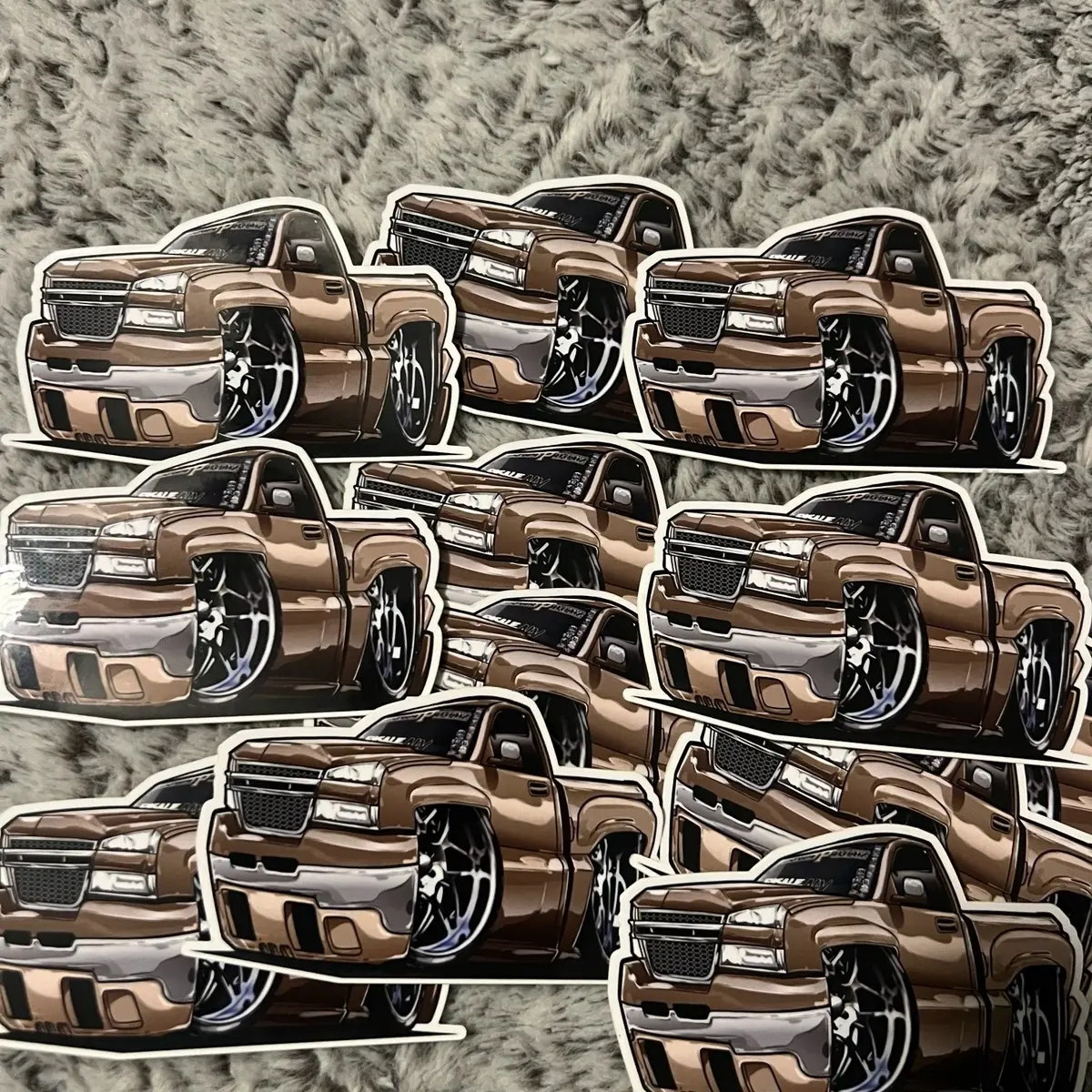 4” Cartoon truck sticker 4” Cartoon truck sticker
