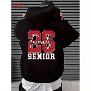 look Hoodie for 2026 Seniors with 'Twenty 26 Senior' Print