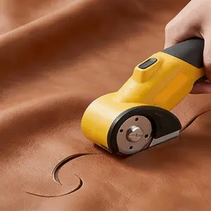 Cordless Electric Scissors & Fabric Cutter - Heavy Duty Rechargeable Rotary Shears for DIY City Rug, Bohemian Floral Sheer Curtains & Crafts