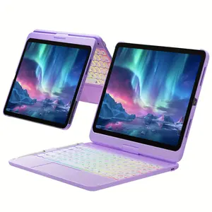 360°rotatable keyboard case for ipad,Keyboard for iPad 10th 11th (A16) Generation Case with Keyboard, Pad Air 11 Inch Case (M3/M2), Keyboard for iPad Pro 11 (4th/3rd/2nd/1st) & Pad Air 5/4th,Waiting for Compatible Models, Trackpad
