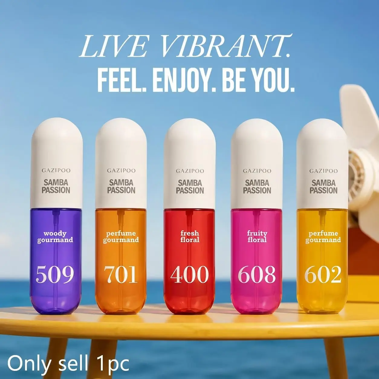 Brazilian Mini Women's Perfume Spray, Summer Body Fragrance, Travel Size Perfume, Beach Vacation Series, Sweet Date Scent, Body Mist Perfume, Summery Scent, Summer Scents