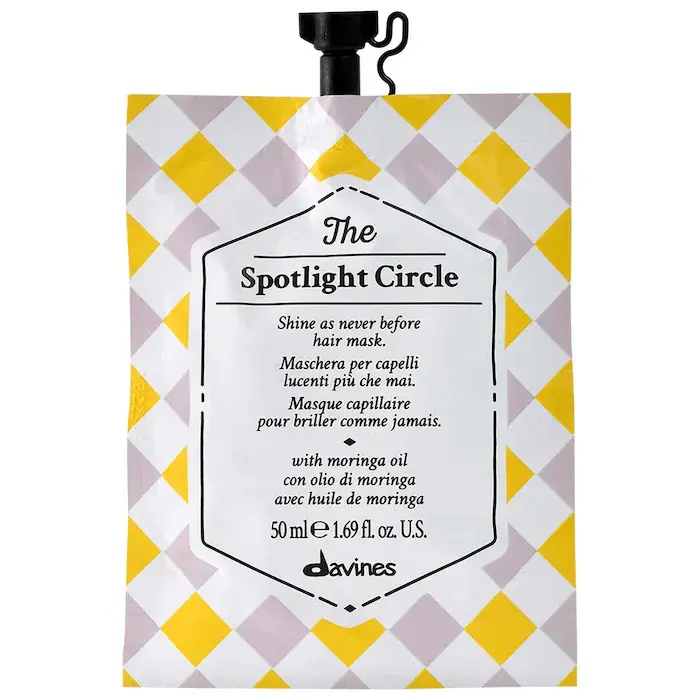Davines  The Spotlight Circle Hair Mask for Shiny Hair mayonnaise pantene