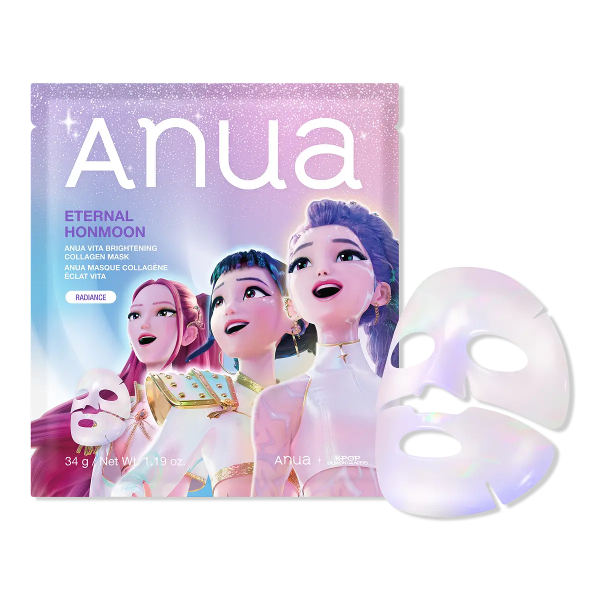 ANUA Kpop Demon Hunters Vita Brightening Collagen Mask
