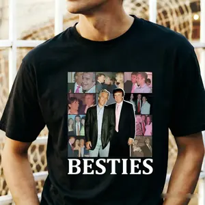 Funny Political Parody Graphic Cotton Tee – Viral Anti Campaign Humor Design, Satirical Streetwear Gift for Friends, Trending TikTok Style Casual Outfittrump and epstein tee