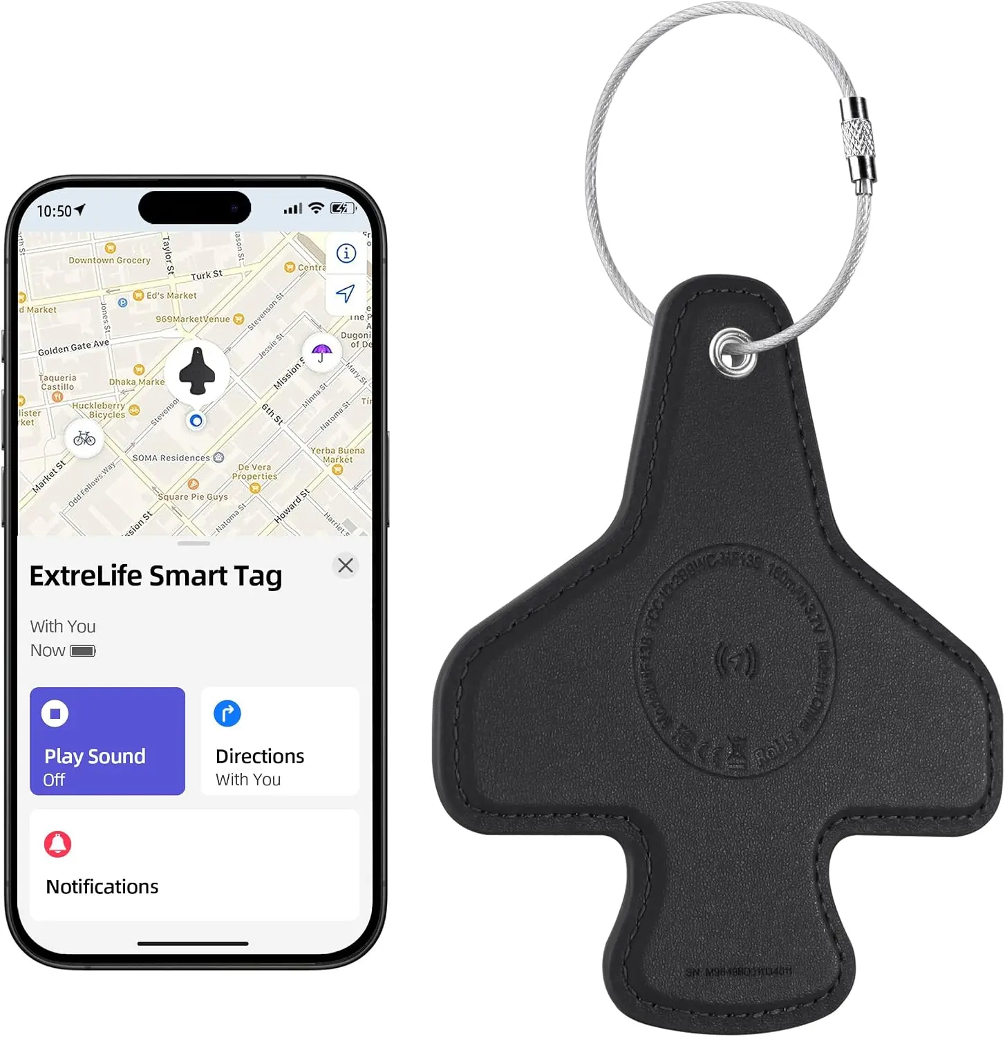 Luggage Tags for Suitcases, Works with Apple Find My, Airplane Travel Essentials for Flying, International Travel Must Haves,Anti-Lost Bluetooth Suitcase Bag Tracker Tag, Rechargeable SummerWins