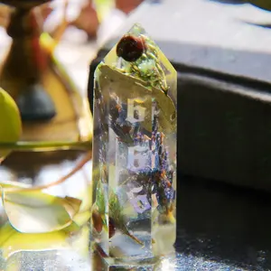 666 Angel Number Resin Crystal