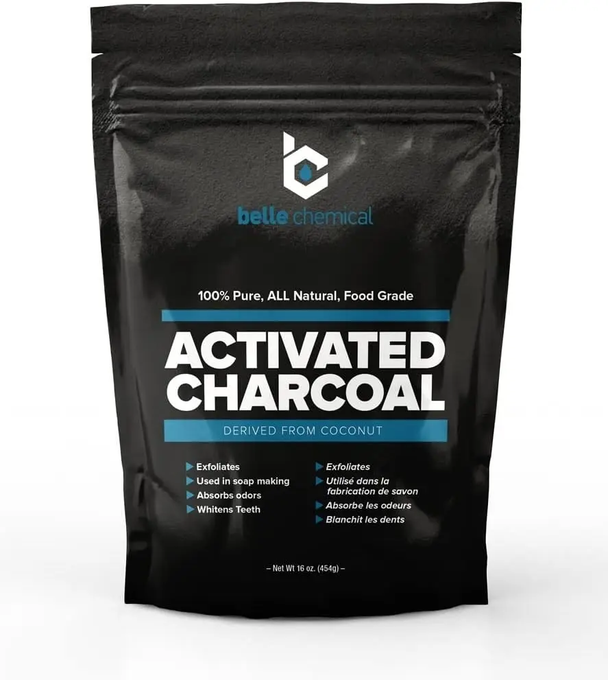 (1LB) Organic Coconut Activated Charcoal Powder - Food Grade, Kosher - Teeth Whitening, Facial Scrub, Soap Making (1 Ounce to 5 pounds (1 Pound)