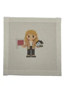 Realtor Lizzy Claire Needlepoint Canvas
