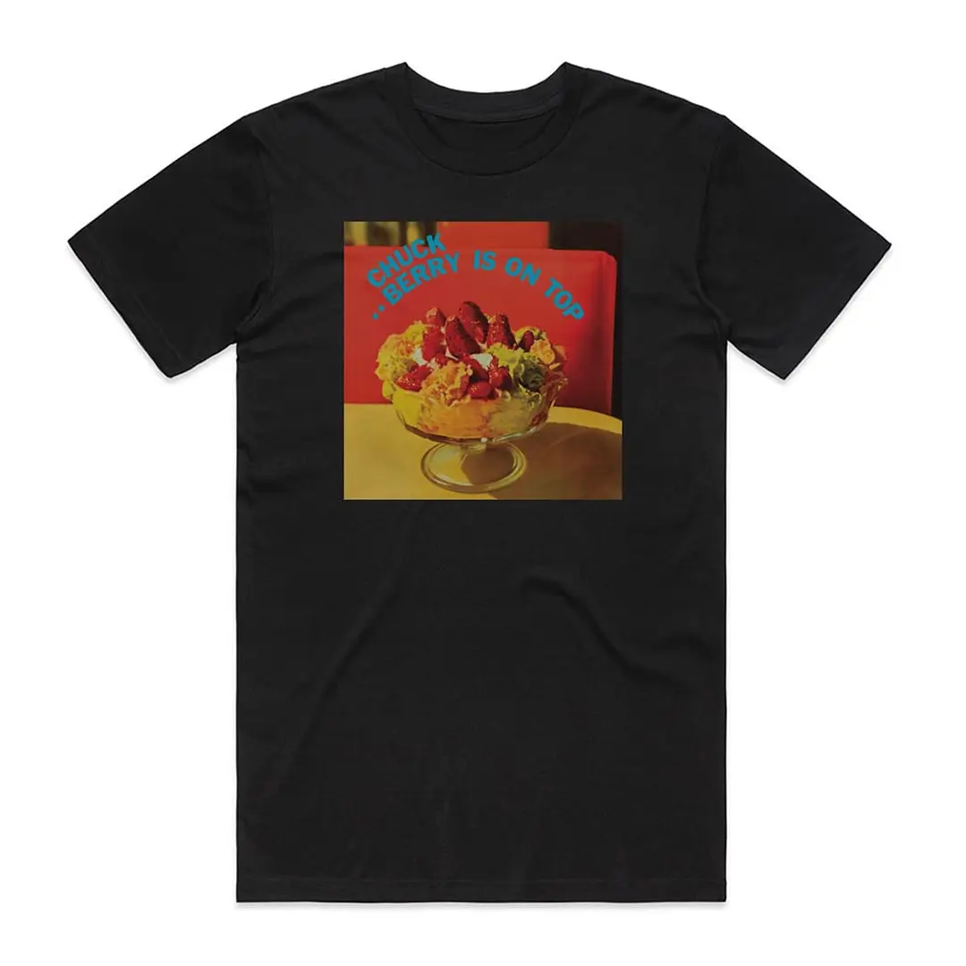 Chuck Berry Chuck Berry Is On Top Album Cover T-Shirt Black