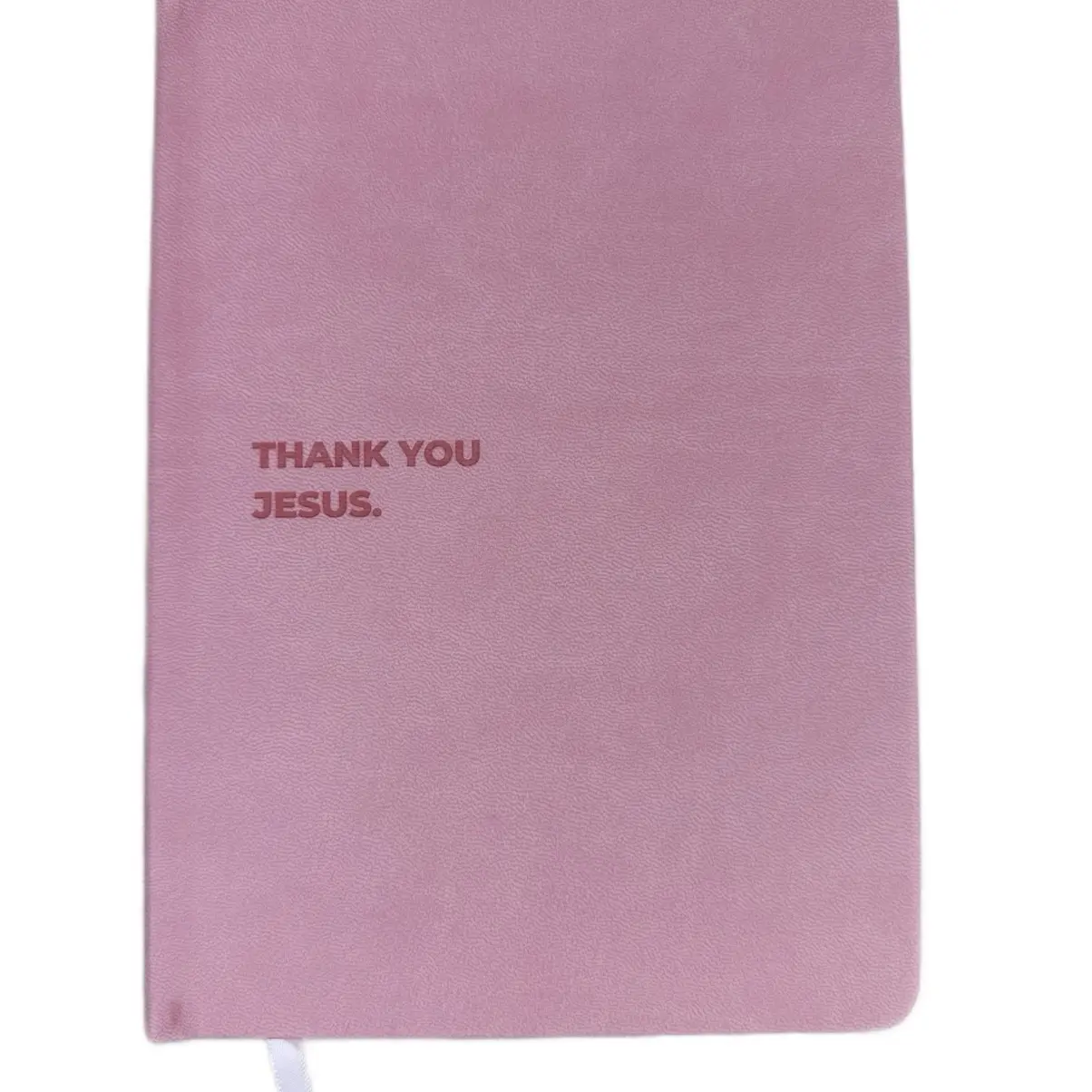 Thank You Jesus Notes Journal - Prayer Journal with Soft Vegan Leather, Ribbon Bookmark, Modern Design for Daily Devotionals