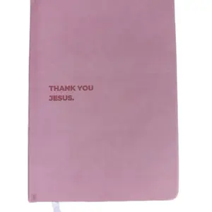 Thank You Jesus Notes Journal - Prayer Journal with Soft Vegan Leather, Ribbon Bookmark, Modern Design for Daily Devotionals
