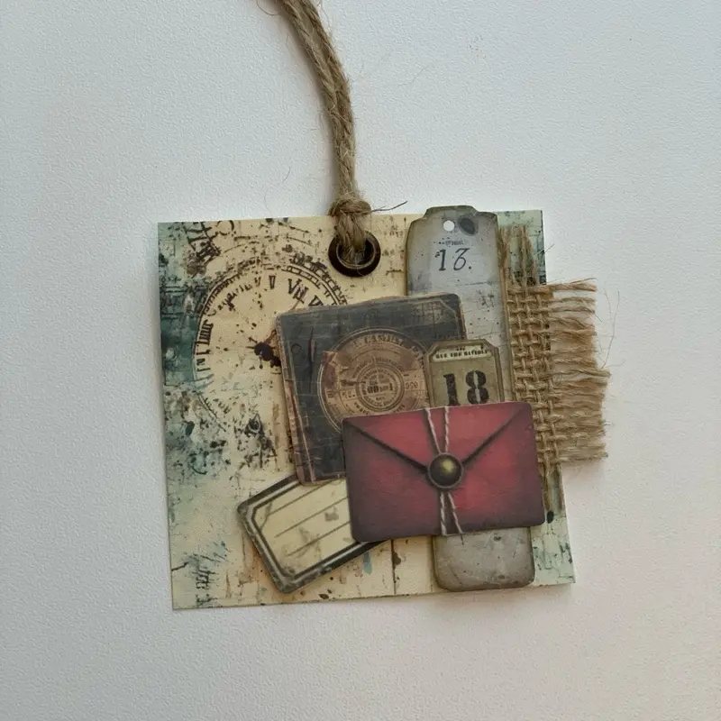 Handmade Tags – Perfect for Junk Journals, Gifts & Scrapbooking