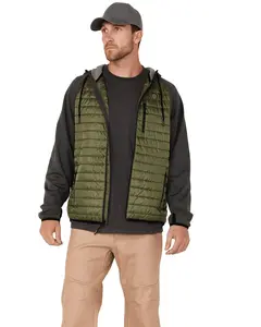 Wrangler Men's Atg By All-Terrain Outrider Zip-Front Insulated Jacket - Nsj25ds