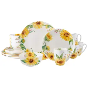 Mikasa Sunflower 16-Piece Dinnerware Set