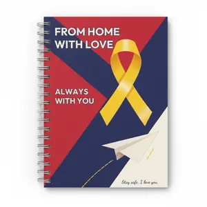 HEARTBOOK  From Home With Love Gift Card Book - Always With You, Sentimental Gift Card Holder for Military Care Packages, Deployed Loved Ones, Family & Friends
