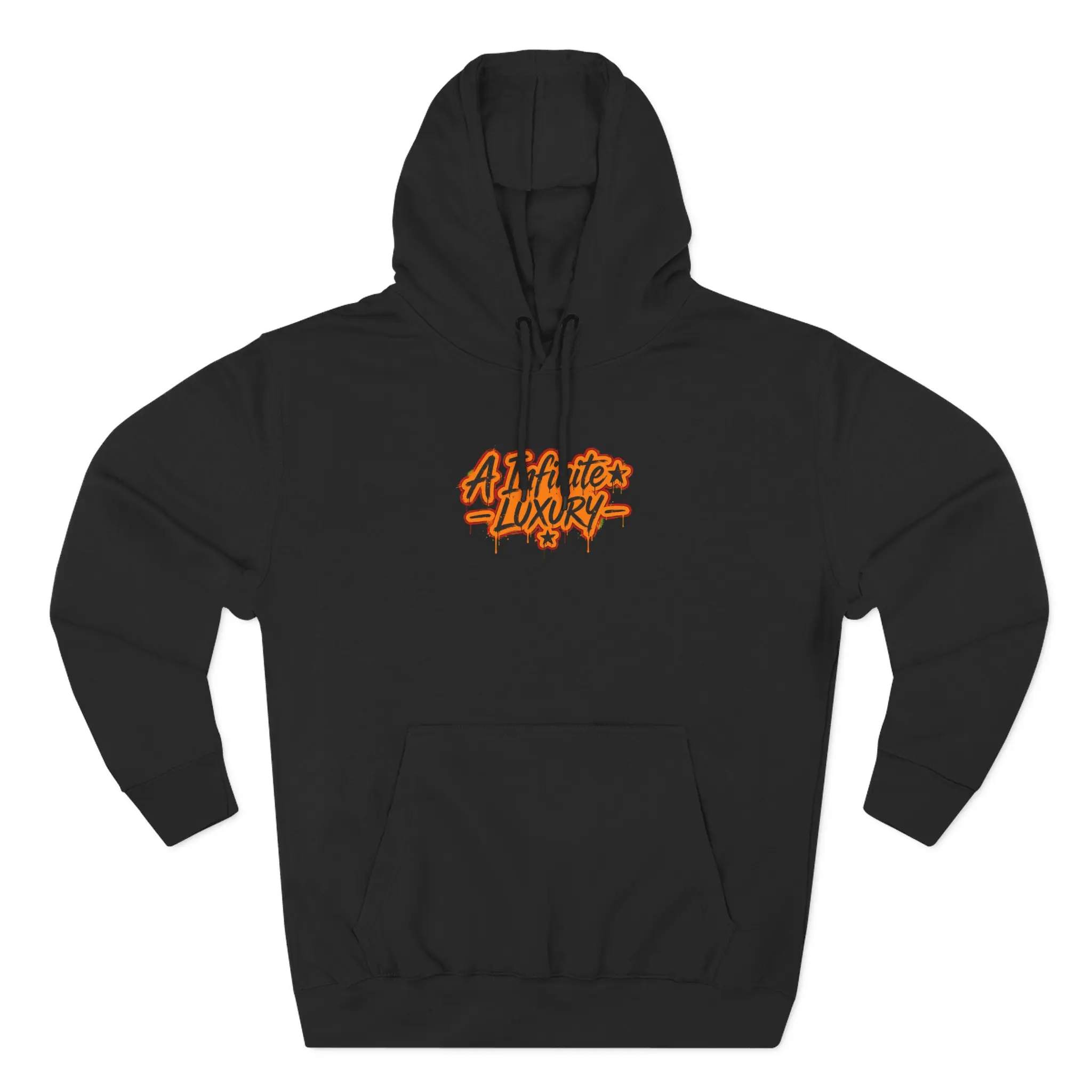 Men's A Infinite Luxury Pullover Hoodie (Halloween Edition), Cotton Blend, Medium Length, Plain Front, Cold Wash Compatible