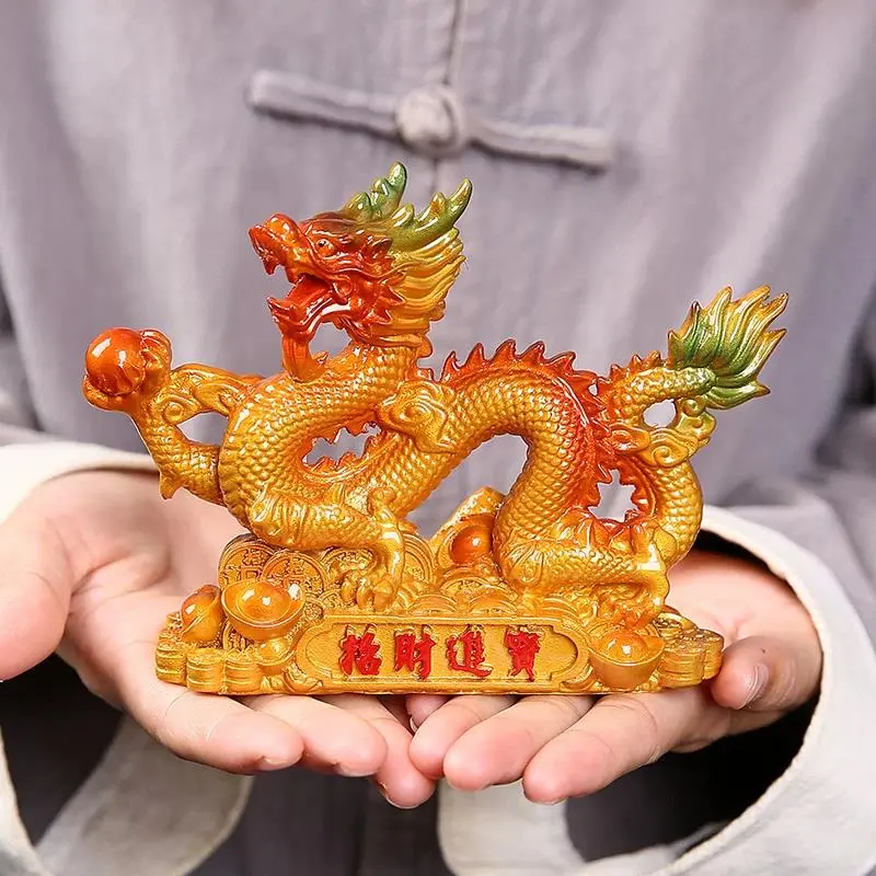 Golden Dragon Tea Pet Ornament