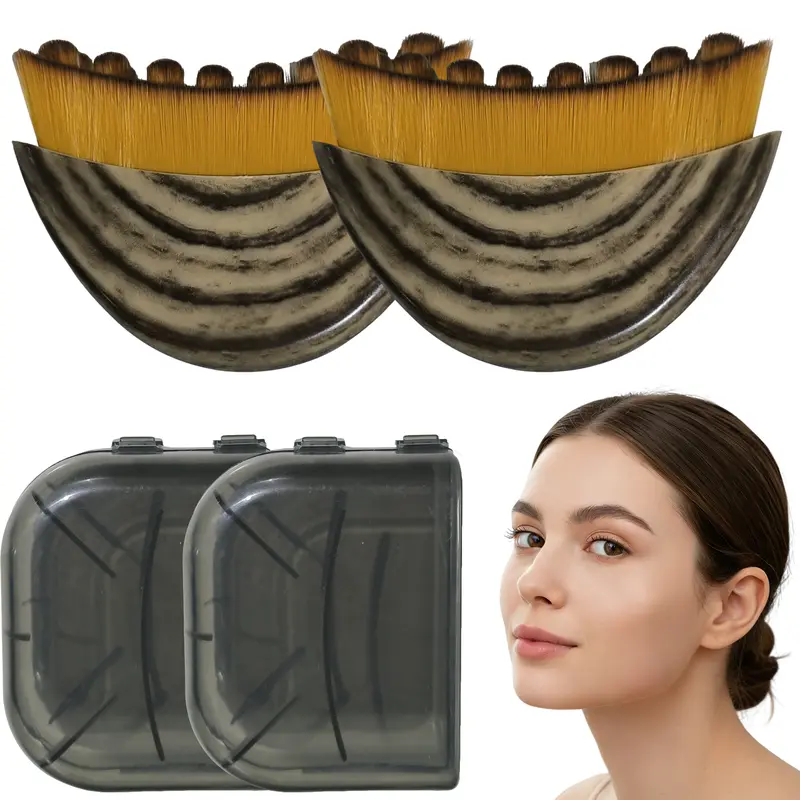 [Buy 1 Get 1 Free] Face Lymphatic Contour Brush for Jawline & Chin Sculpting Dry Brushing Massager for Lymphatic Drainage & Facial Fatigue Relief Ergonomically Designed to Fit The Skin Precisely