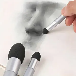 3-Piece Professional Mixed Sponge Set, Washable Reusable Tools for Sketching & Highlight Correction, Dual Texture Design for Artists, Art Supplies