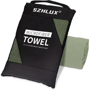 Microfiber Towel, Perfect Quick Dry Travel Sports Camping Towel, Fast Drying Lightweight Ultra Compact For Backpacking, Gym, Beach, Swimming, Yoga