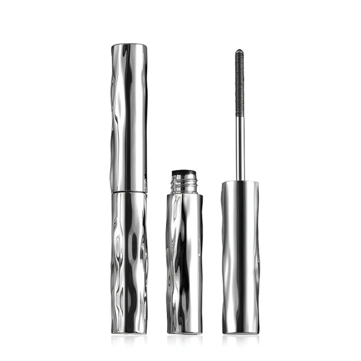 4D Silk Fiber Mascara, Waterproof Lengthening Mascara for Dramatic Lashes, Curling and Volumizing Eyelash Extension Makeup with No-Smudge Silicone Brush, Water Proof, Cosmetic, Beauty Products, Brightening, Natural Looking Mascara