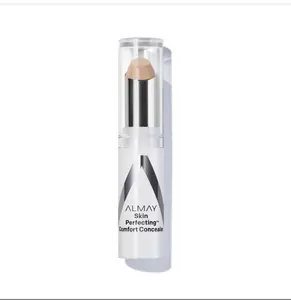 Almay Skin Perfecting Comfort Concealer, Face Makeup, Full Coverage, Natural Looking Finish, Cruelty-Free, Hypoallergenic, Dermatologist Tested, 120 Light, 1 Count