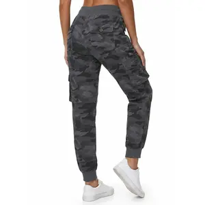 YSENTO Women's Camo Cargo Pantgs Lightweight Hiking Pants Outdoor Quick Dry Casual Travel Sweatpants Joggers Elastic Waist Button Pockets  #Monther's DAY #summervibes #outdoorfun