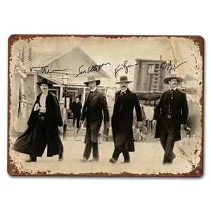 Doc Holliday Wyatt Earp Western Movie Wall Art Sign