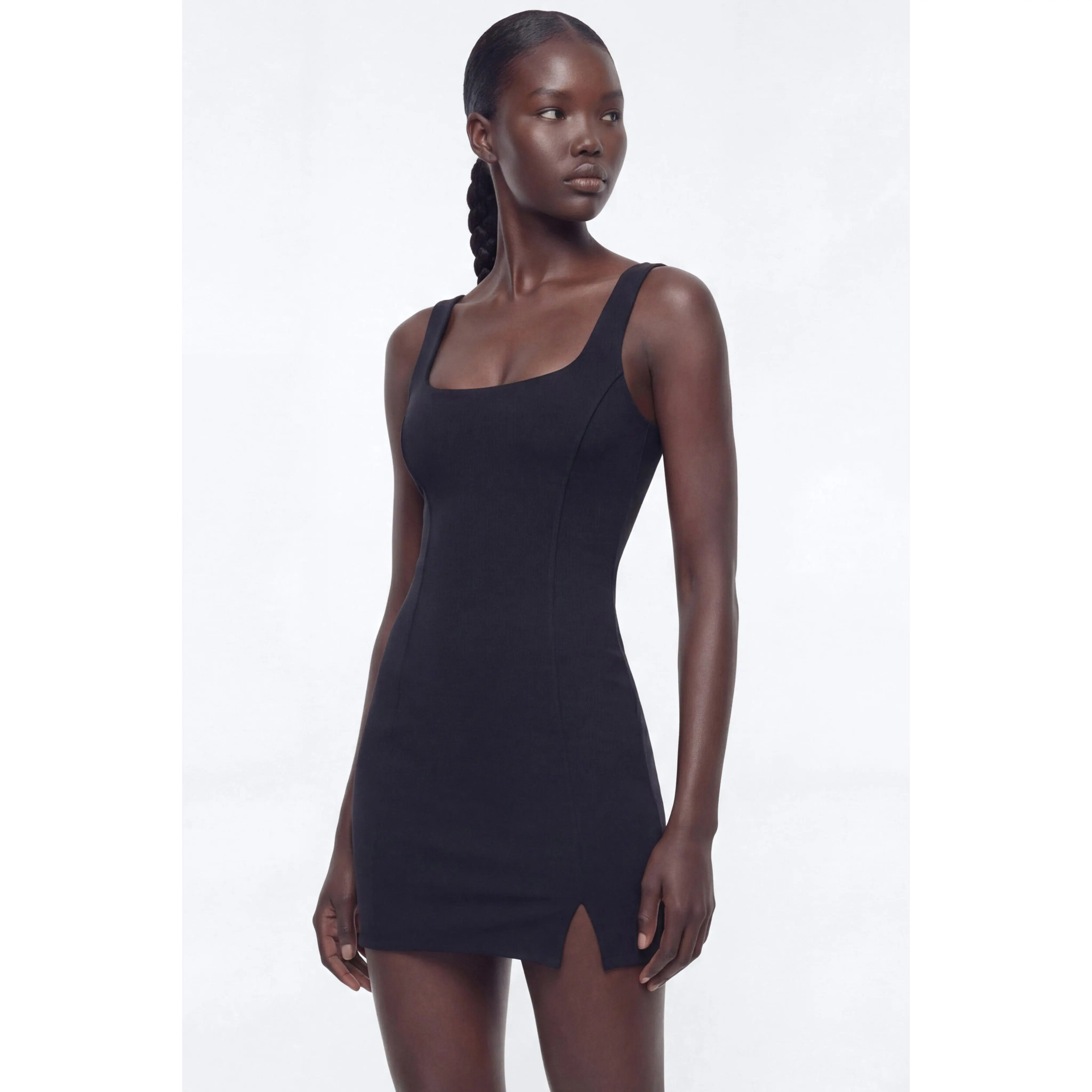 CloudForm™ Built In Shorts Sports Dress - Black
