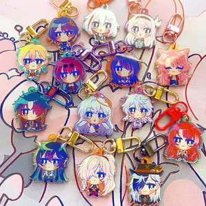 HONKAI STAR RAIL Kawaii Anime Keychain (Adventurine, Argenti, Boothill, etc)