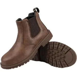 Head mounted safety production shoes, wear-resistant labor protection shoes, anti smash and anti puncture steel toe shoes, soft and comfortable outdoor adventure protective boots gifts (giveaways) (giveaways)