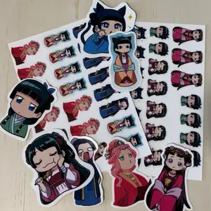 Apothecary Diaries Sticker Pack - Assorted Characters with Unique Designs - Ideal for Collecting and Sharing