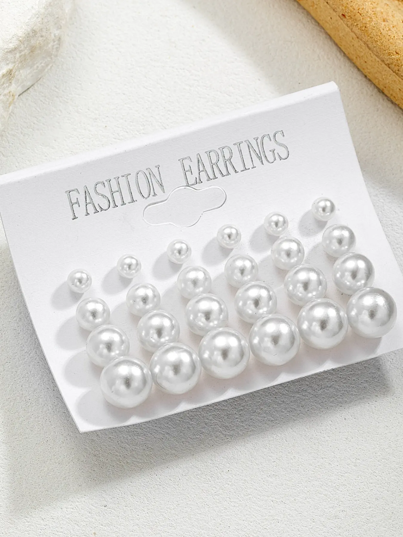 Artificial Pearl Earrings Set of 12 Pairs, Korean Style Ear Studs for Women, Fashion Jewelry Accessories, Perfect Gift Idea, Elegant Jewelry, Chic Earrings, High Quality Earrings, Elegant Minimalist Earrings, Stud Earring Sets