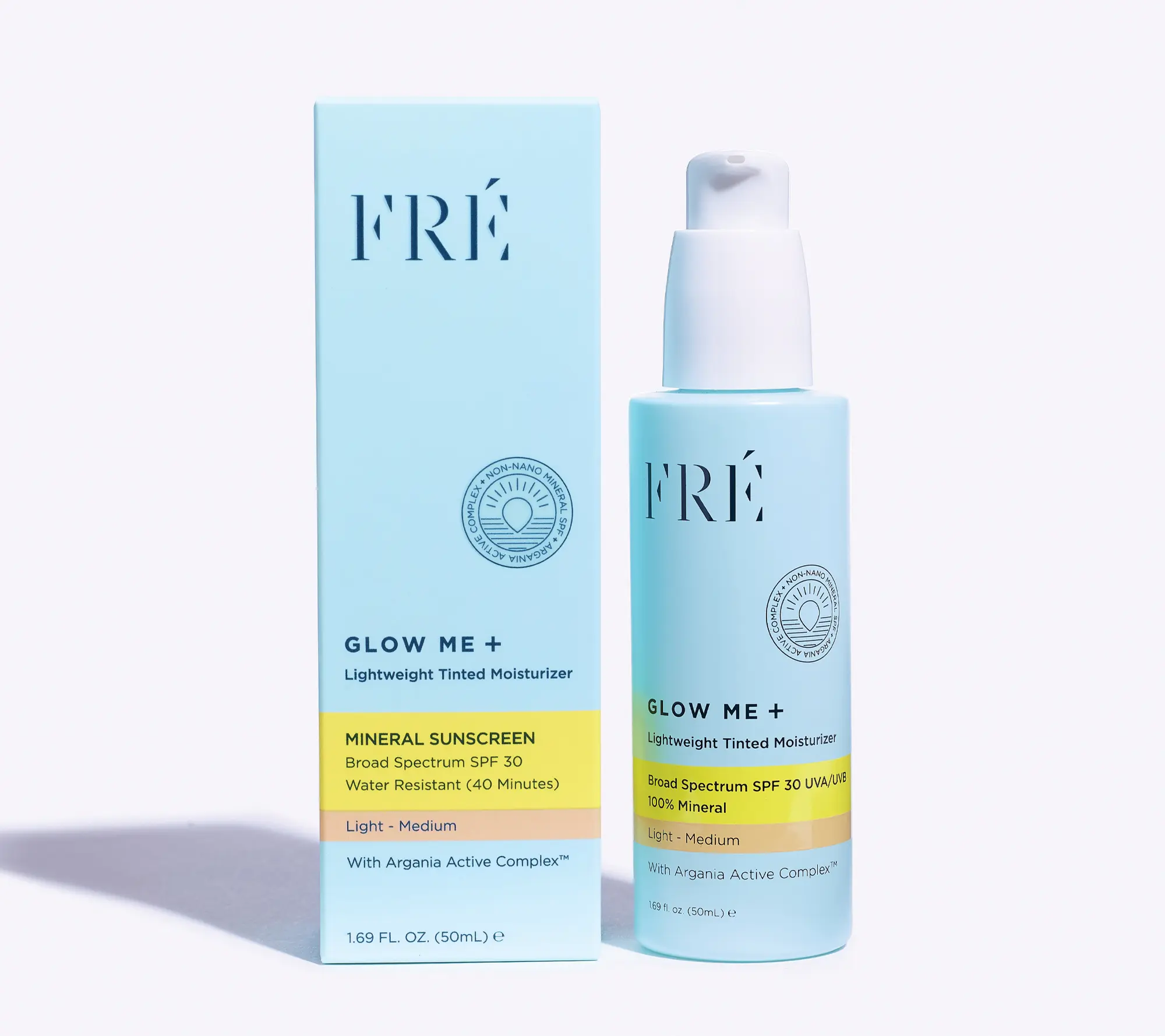 FRE GLOW ME+ Tinted Mineral SPF 30 Moisturizer FRE GLOW ME+ Tinted Mineral SPF 30 Moisturizer