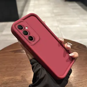 New Minimalist Business Protective Case for Samsung for galaxy A56 A36 A26 5G, Full Coverage Lens Phone Case Suitable for Samsung for galaxy A06 A16 5G A16 4G, Couple And Best Friend Drop-Resistant, Shockproof, Anti-Slip, Thickened Soft Edge New Case