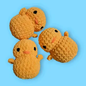 Handmade Crochet Baby Chick Plush
