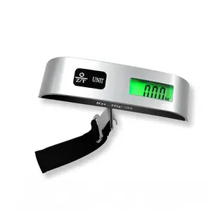 Luggage Scale, 110lb Luggage Weight Scale with 4 Unit Switching Functions&LED Display, Luggage Scale Travel Digital for Weighing Luggage, Backpacks, Packages and Markets